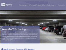Tablet Screenshot of amagency.com